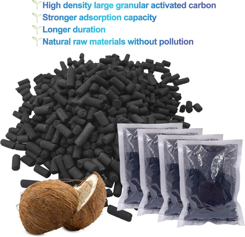 PurifyLogix 4 Pack Odor Absorbing Carbon Filter Refills for Lomi Smart Waste Kitchen Composter, 12-Month Supplement, Replacement Activated Charcoal Filters Compatible with Electric Countertop Compost Bin - Image 3